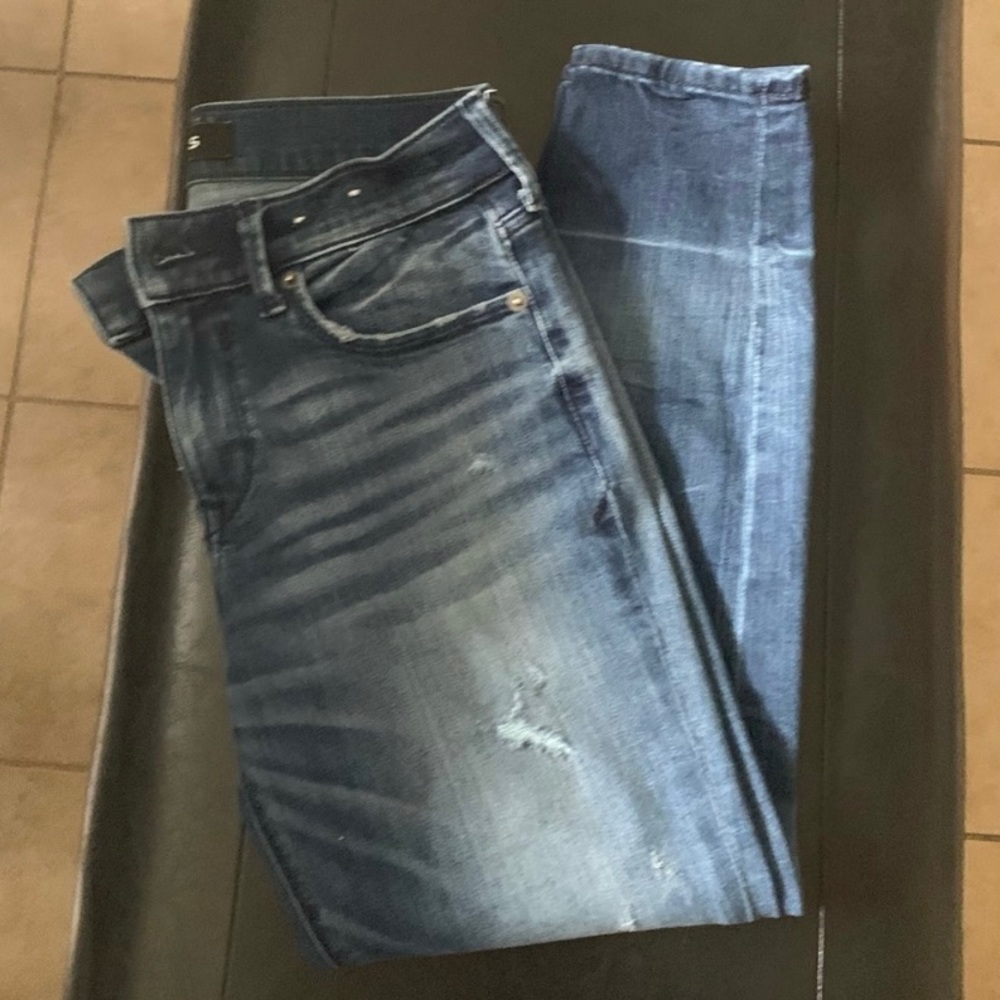 EXPRESS Ankle Mid Rise Jeans